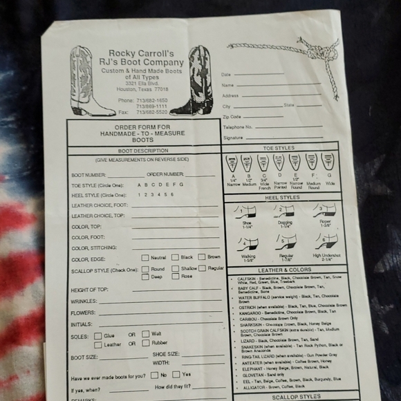 Rocky Carroll Custom Made Boots size 7.5 - Picture 10 of 16